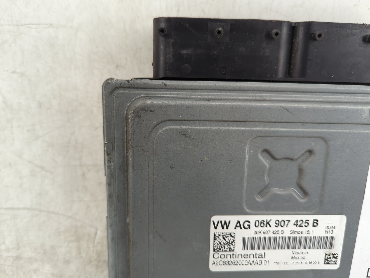 2015 Audi A3 PCM Engine Control Computer ECU ECM PCU OEM P/N:06K907425B A2C83262000AAAB01 Fits Fits 2016 2017 OEM Used Auto 