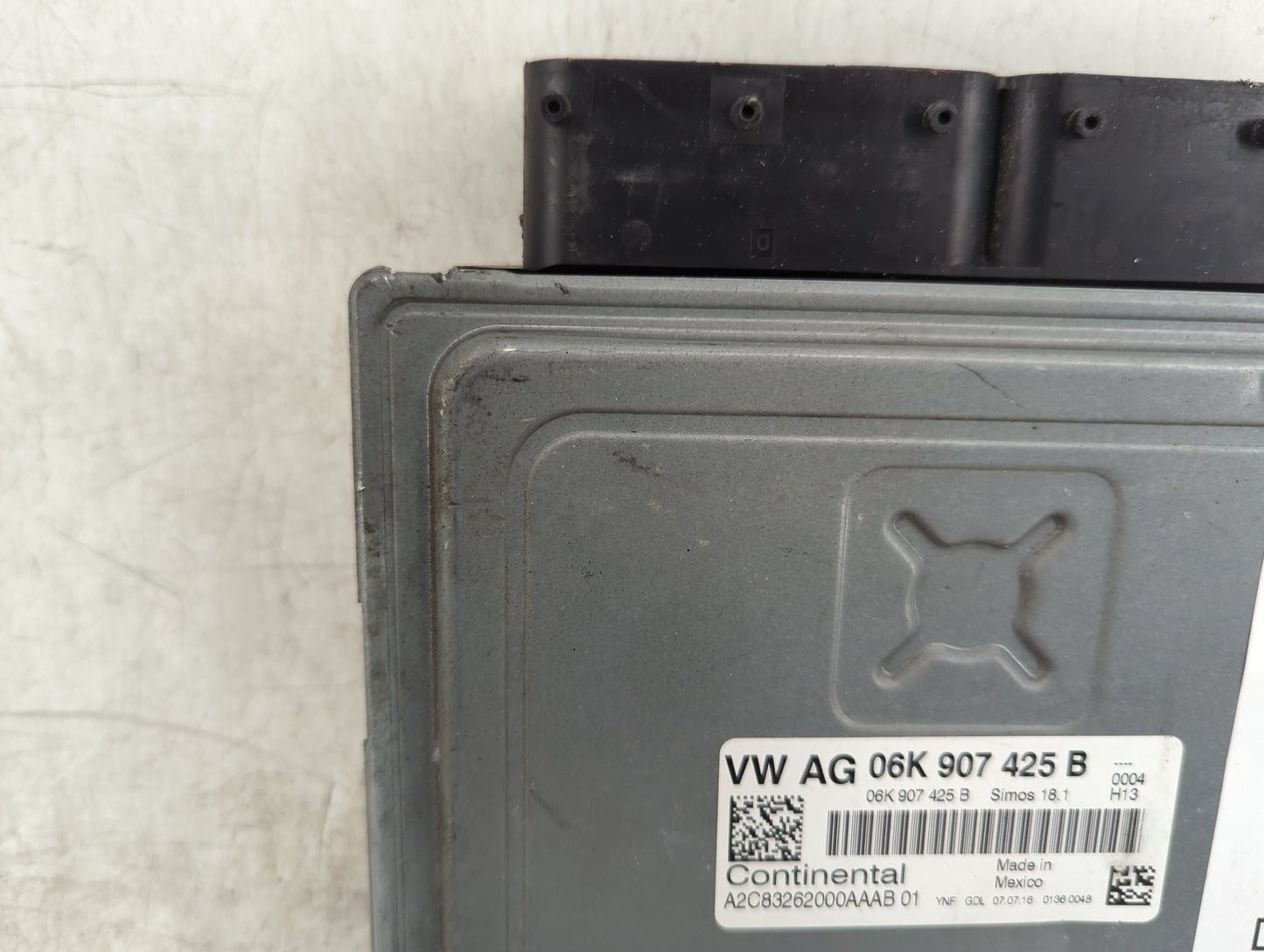 2015 Audi A3 PCM Engine Control Computer ECU ECM PCU OEM P/N:06K907425B A2C83262000AAAB01 Fits Fits 2016 2017 OEM Used Auto 