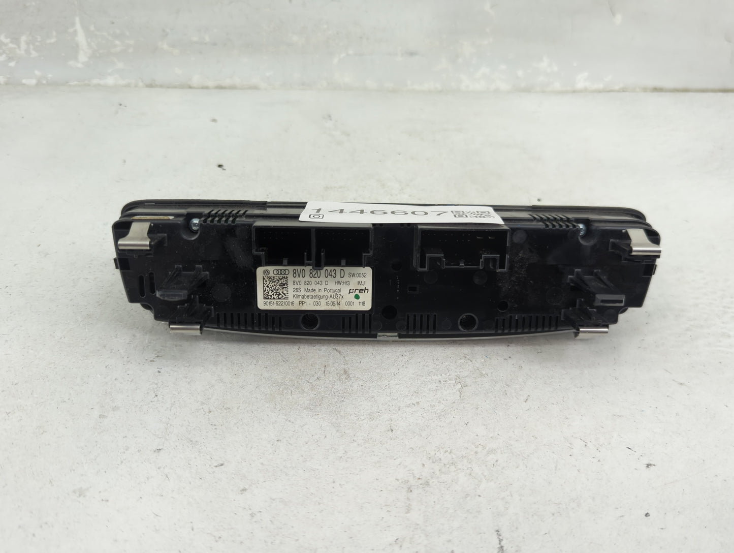 2015-2018 Audi A3 Climate Control Module Temperature AC/Heater Replacement P/N:8V0820043D Fits Fits 2015 2016 2017 2018 OEM 
