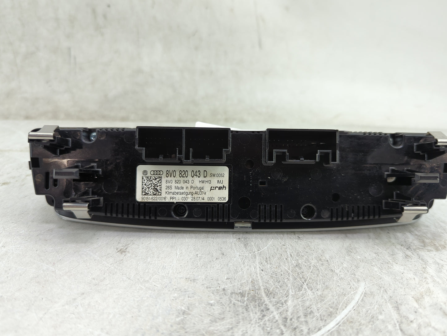 2015-2018 Audi A3 Climate Control Module Temperature AC/Heater Replacement P/N:8V0820043D Fits Fits 2015 2016 2017 2018 OEM 