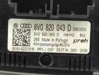 2015-2018 Audi A3 Climate Control Module Temperature AC/Heater Replacement P/N:8V0820043D Fits Fits 2015 2016 2017 2018 OEM 