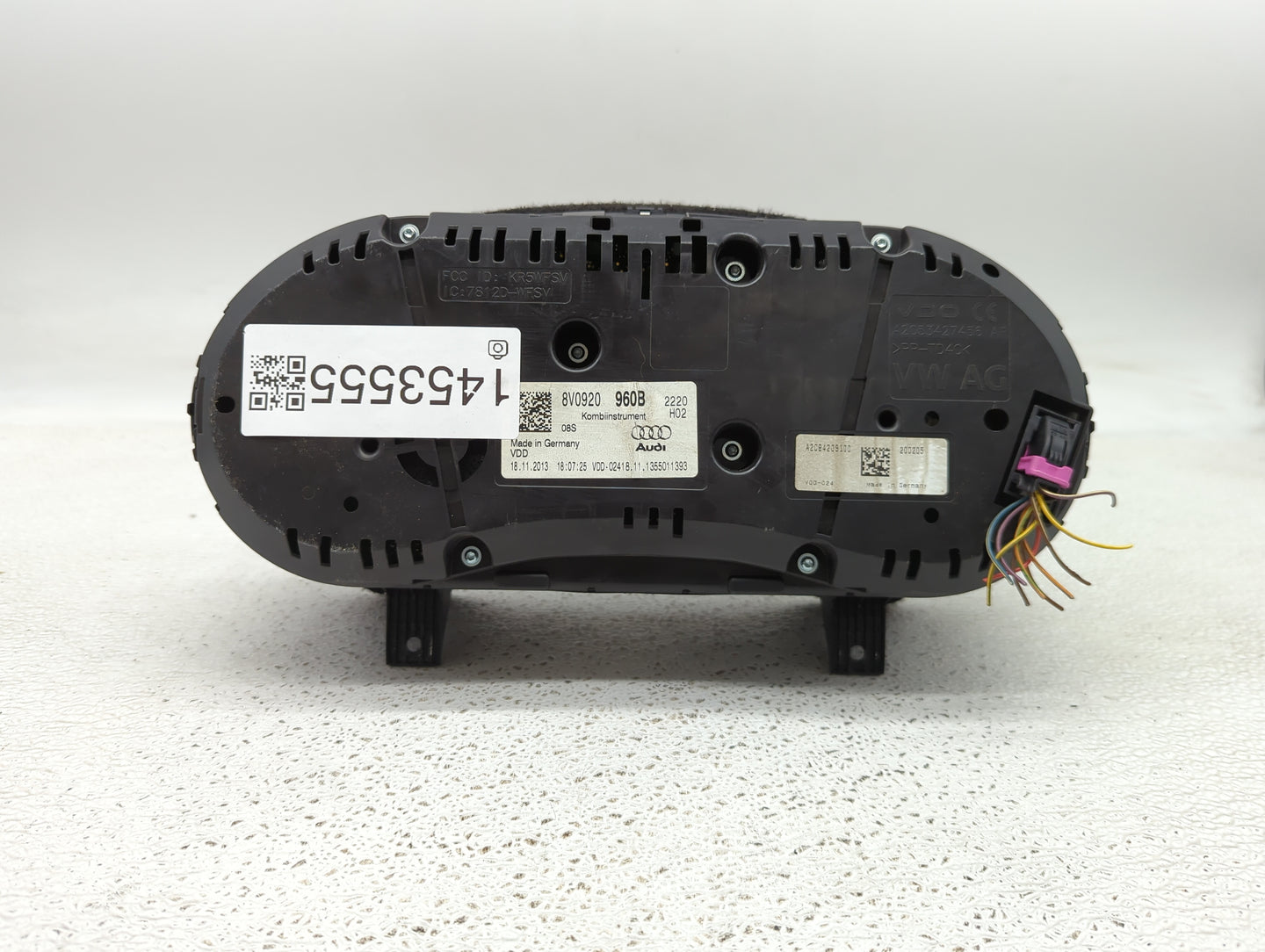 2015-2018 Audi A3 Instrument Cluster Speedometer Gauges P/N:8V0920960B Fits Fits 2015 2016 2017 2018 OEM Used Auto Parts - O
