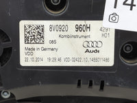 2015-2018 Audi A3 Instrument Cluster Speedometer Gauges P/N:8V0920960H Miles: Fits Fits 2015 2016 2017 2018 OEM Used Auto Pa