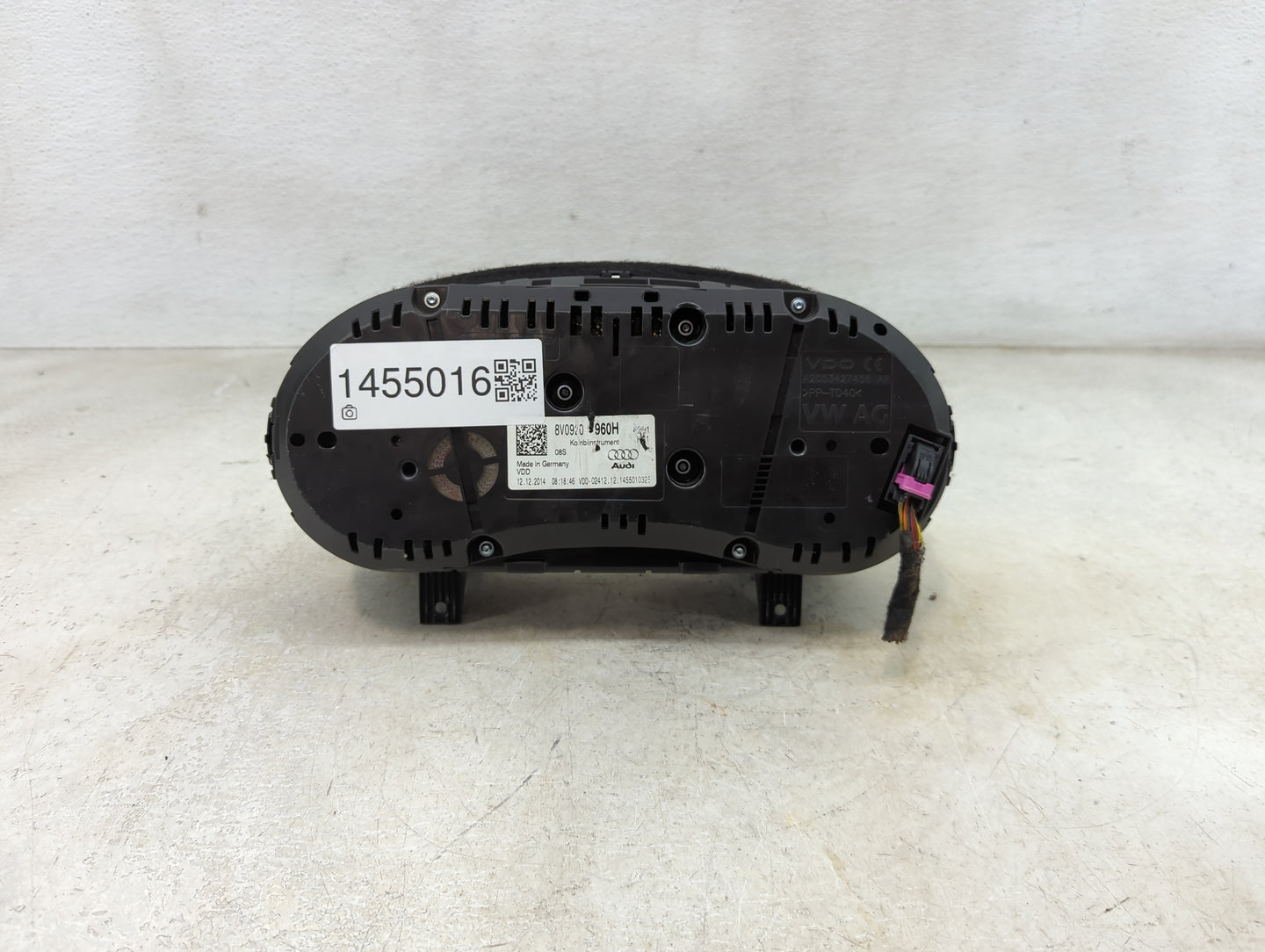 2015-2018 Audi A3 Instrument Cluster Speedometer Gauges Miles: Fits Fits 2015 2016 2017 2018 OEM Used Auto Parts - Oemusedau