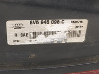 2015-2016 Audi A3 Tail Light Assembly Passenger Right OEM P/N:8V5 945 096 C Fits Fits 2015 2016 OEM Used Auto Parts - Oemuse