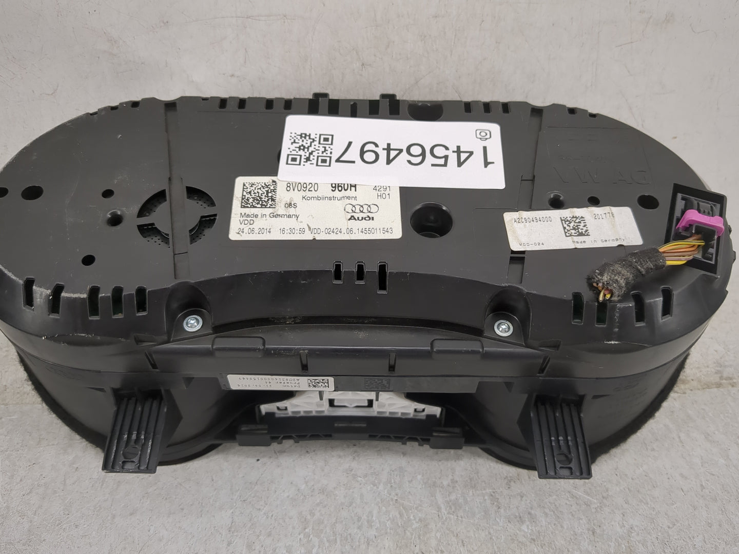 2015-2018 Audi A3 Instrument Cluster Speedometer Gauges Miles: Fits Fits 2015 2016 2017 2018 OEM Used Auto Parts - Oemusedau