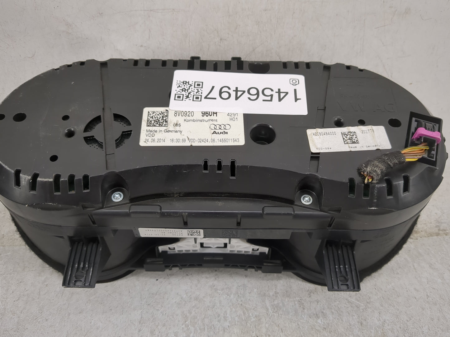 2015-2018 Audi A3 Instrument Cluster Speedometer Gauges Miles: Fits Fits 2015 2016 2017 2018 OEM Used Auto Parts - Oemusedau