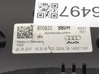 2015-2018 Audi A3 Instrument Cluster Speedometer Gauges Miles: Fits Fits 2015 2016 2017 2018 OEM Used Auto Parts - Oemusedau