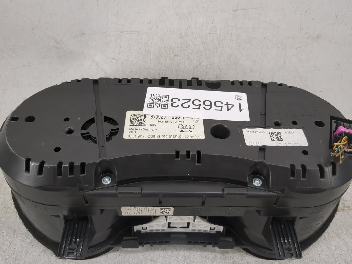 2015-2018 Audi A3 Instrument Cluster Speedometer Gauges Miles: Fits Fits 2015 2016 2017 2018 OEM Used Auto Parts - Oemusedau