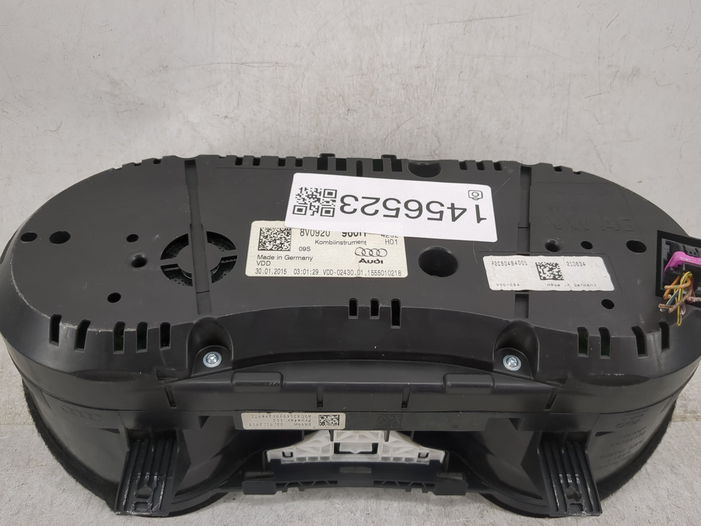 2015-2018 Audi A3 Instrument Cluster Speedometer Gauges Miles: Fits Fits 2015 2016 2017 2018 OEM Used Auto Parts - Oemusedau