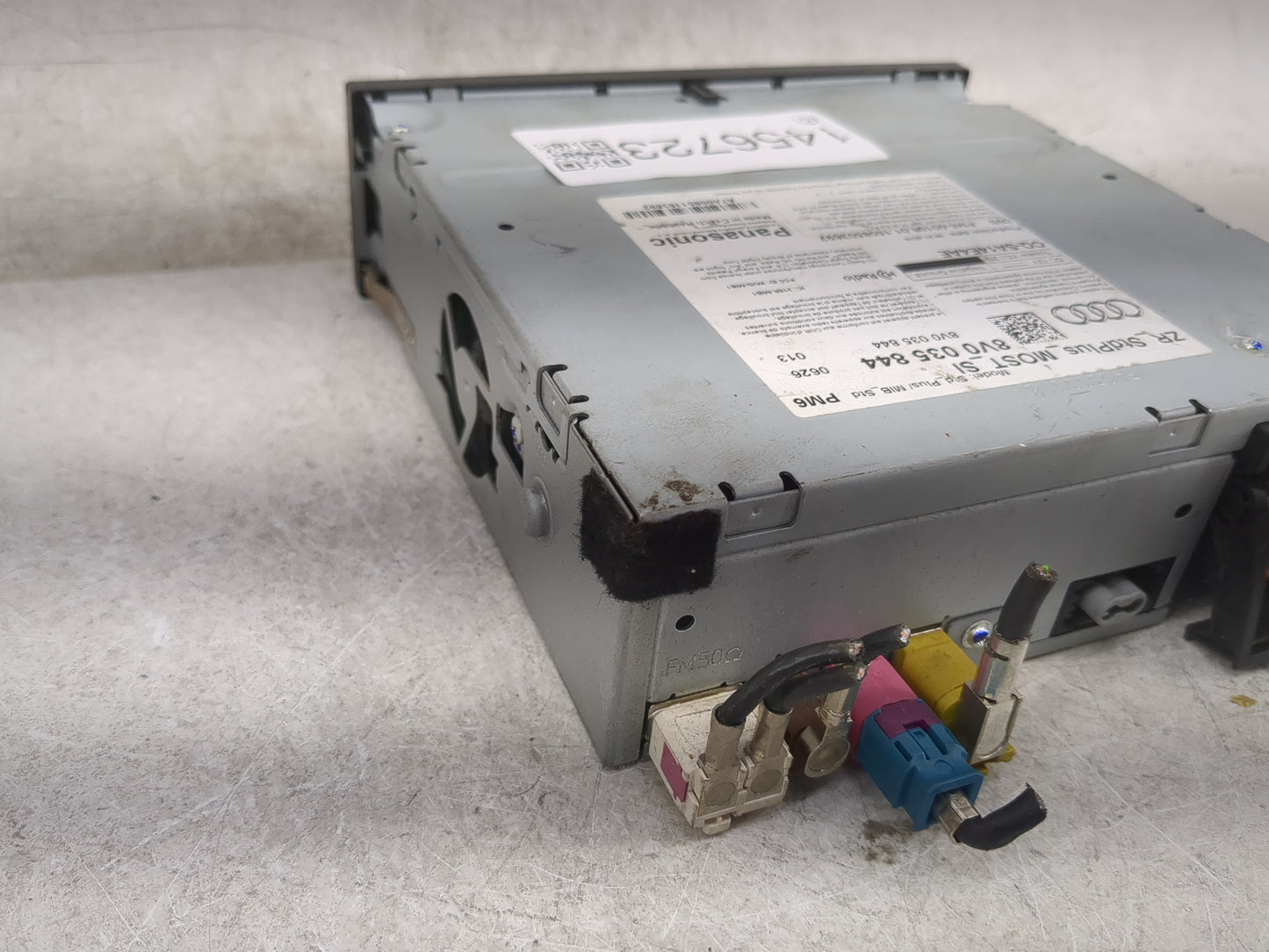 2015-2018 Audi A3 Radio AM FM Cd Player Receiver Replacement P/N:8V0035844 CQ-SA14E4AE, WUQ-MIB1 Fits Fits 2015 2016 2017 20