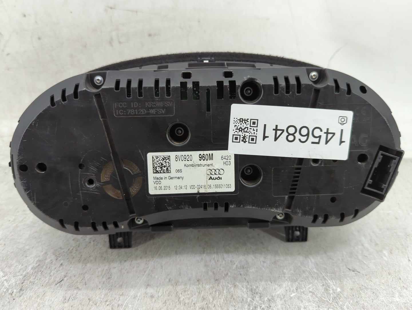 2015-2018 Audi A3 Instrument Cluster Speedometer Gauges Miles: Fits Fits 2015 2016 2017 2018 OEM Used Auto Parts - Oemusedau