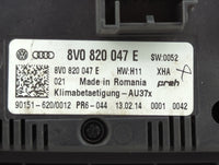 2015-2018 Audi A3 Climate Control Module Temperature AC/Heater Replacement P/N:8V0 820 047 E Fits Fits 2015 2016 2017 2018 O