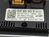 2015-2018 Audi A3 Climate Control Module Temperature AC/Heater Replacement P/N:8V0 820 043 D Fits Fits 2015 2016 2017 2018 O