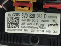 2015-2018 Audi A3 Climate Control Module Temperature AC/Heater Replacement P/N:8V0 820 043 D Fits Fits 2015 2016 2017 2018 O
