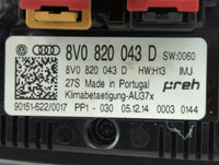 2015-2018 Audi A3 Climate Control Module Temperature AC/Heater Replacement P/N:8V0 820 043 D Fits Fits 2015 2016 2017 2018 O