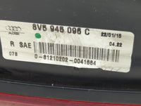 2015-2016 Audi A3 Tail Light Assembly Passenger Right OEM P/N:8V5 945 096 C Fits Fits 2015 2016 OEM Used Auto Parts - Oemuse