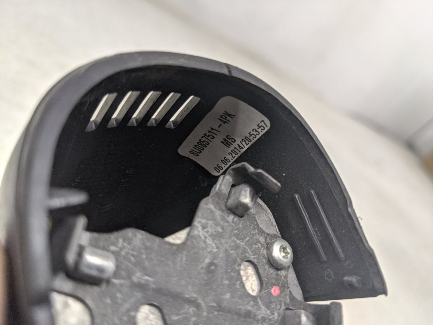 2015 Audi A3 Interior Rear View Mirror Replacement OEM P/N:8U0857511-4PK Fits OEM Used Auto Parts - Oemusedautoparts1.com