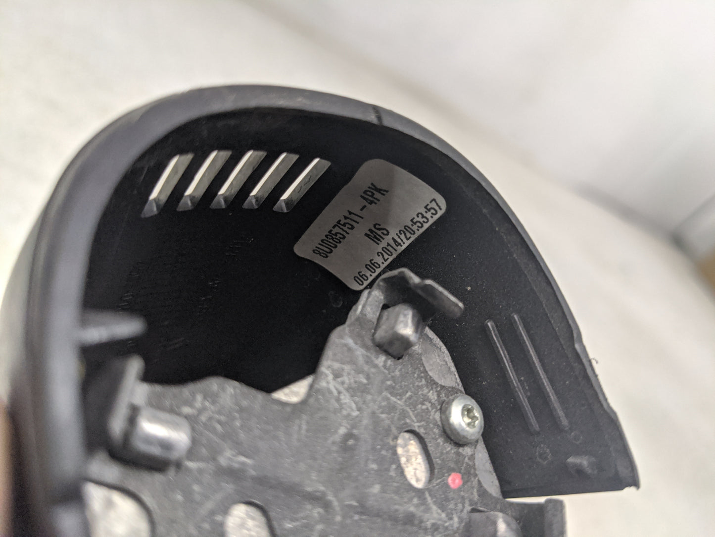 2015 Audi A3 Interior Rear View Mirror Replacement OEM P/N:8U0857511-4PK Fits OEM Used Auto Parts - Oemusedautoparts1.com