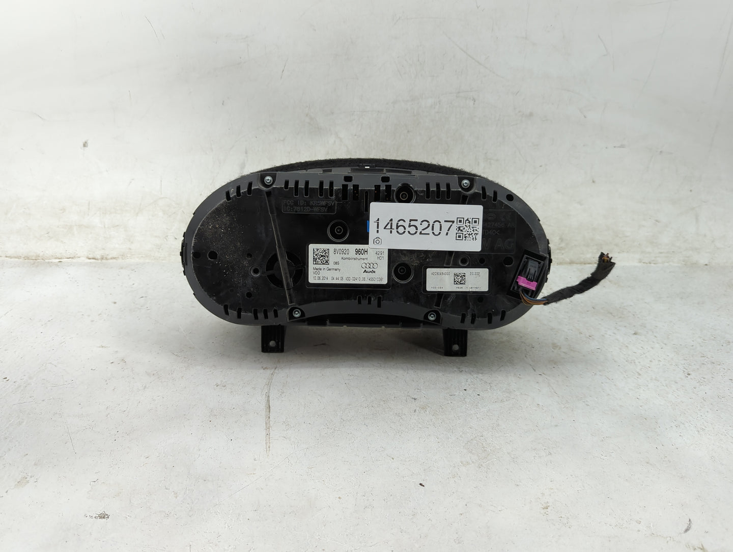 2015-2018 Audi A3 Instrument Cluster Speedometer Gauges P/N:8V0920960H Miles: Fits Fits 2015 2016 2017 2018 OEM Used Auto Pa