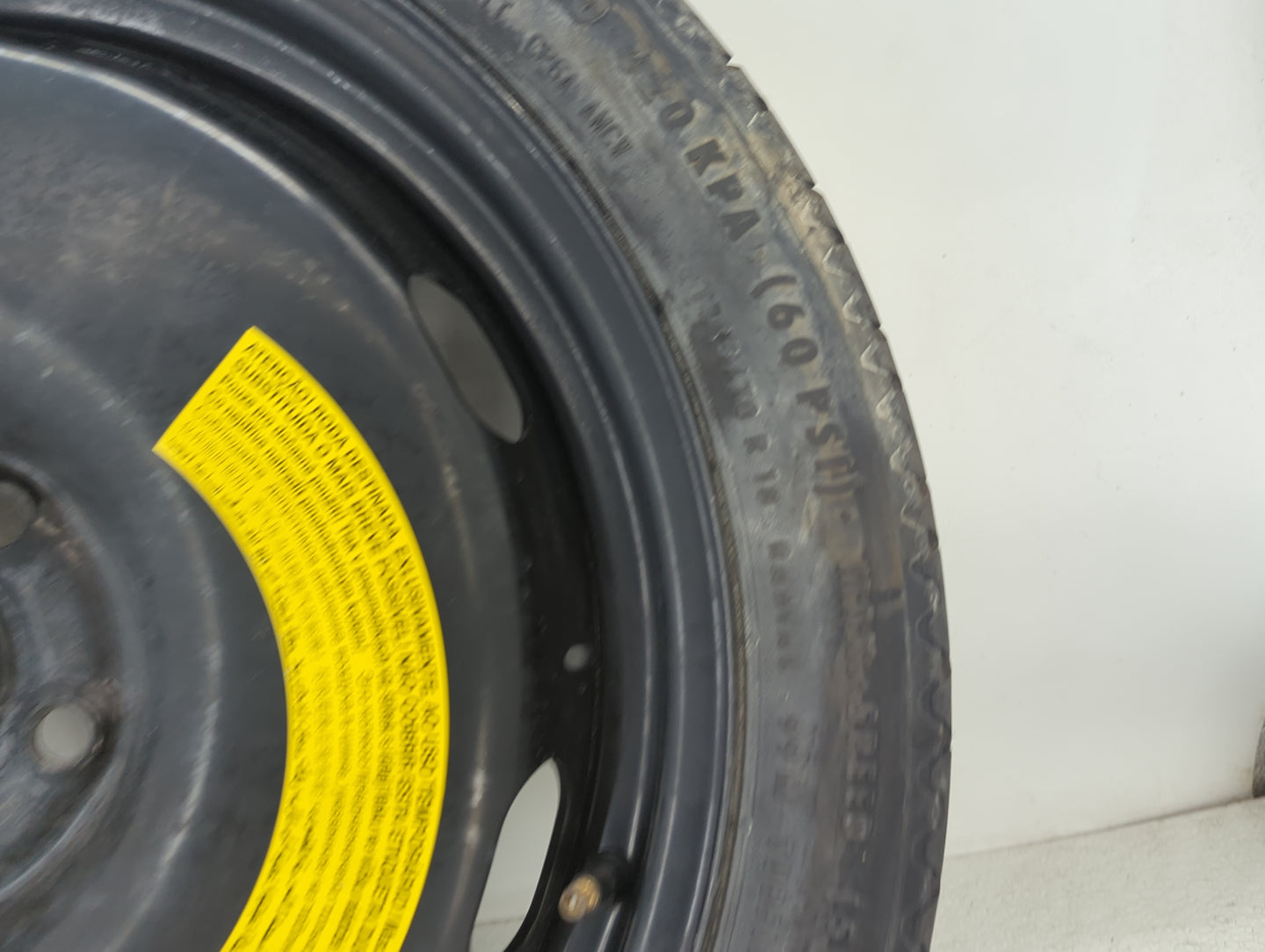 2015-2020 Audi A3 Spare Donut Tire Wheel Rim Oem - Oemusedautoparts1.com