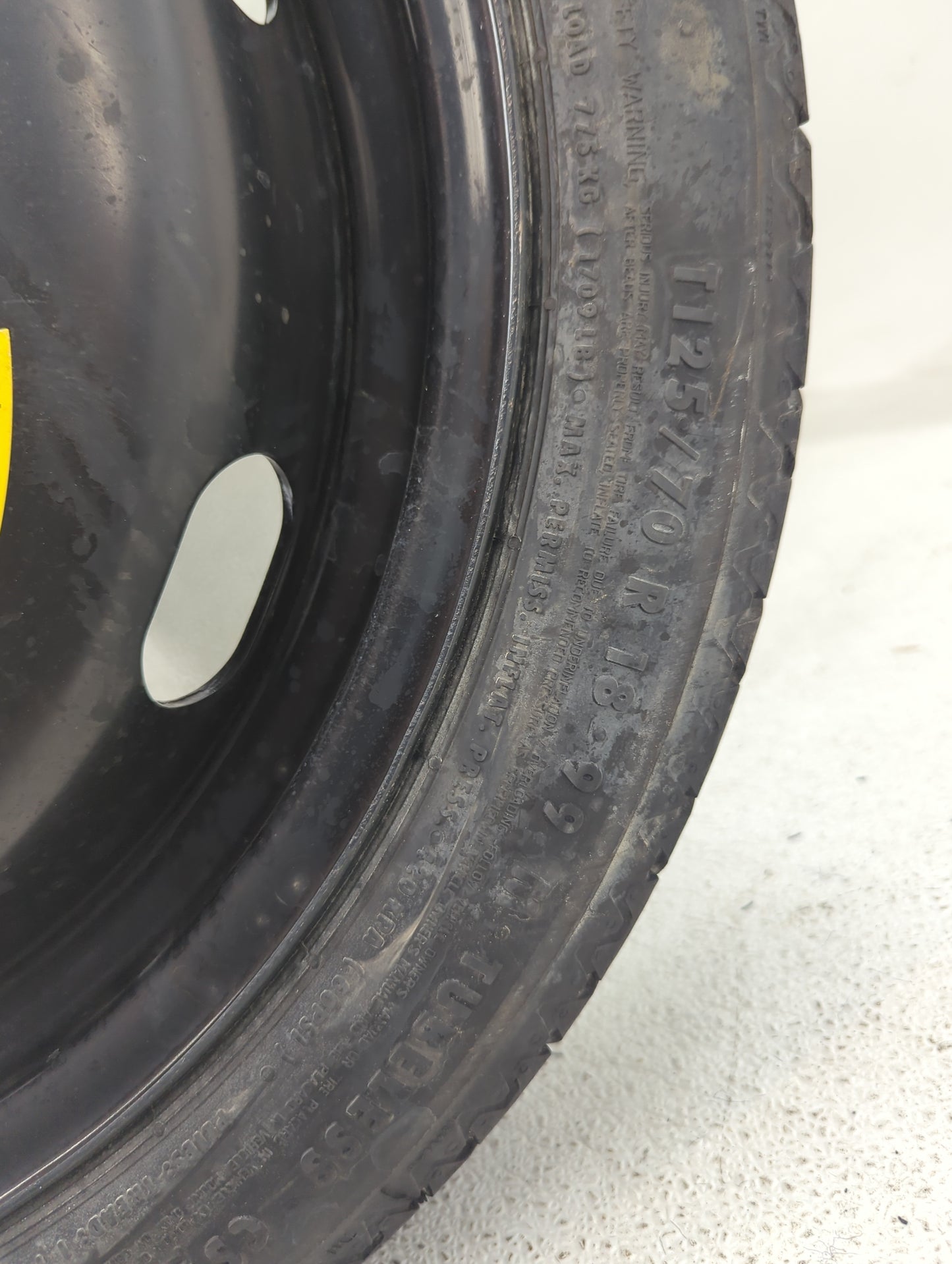 2015-2020 Audi A3 Spare Donut Tire Wheel Rim Oem - Oemusedautoparts1.com