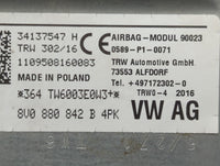 2015-2018 Audi A3 Air Bag Passenger Right Dashboard Oem - Oemusedautoparts1.com