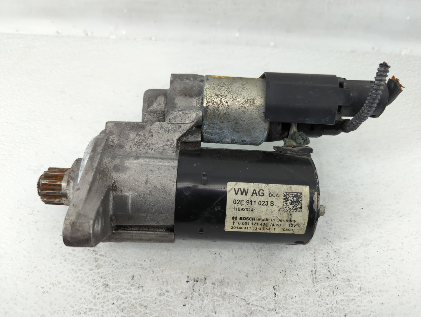 2015-2018 Audi A3 Car Starter Motor Solenoid OEM P/N:02E 911 023 S Fits Fits 2011 2012 2013 2014 2015 2016 2017 2018 2019 OE