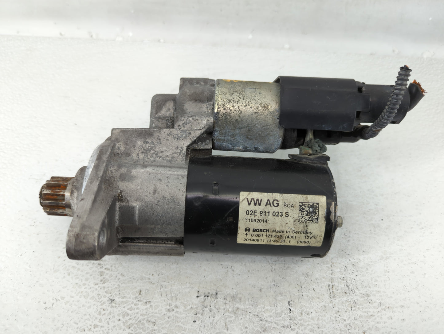 2015-2018 Audi A3 Car Starter Motor Solenoid OEM P/N:02E 911 023 S Fits Fits 2011 2012 2013 2014 2015 2016 2017 2018 2019 OE