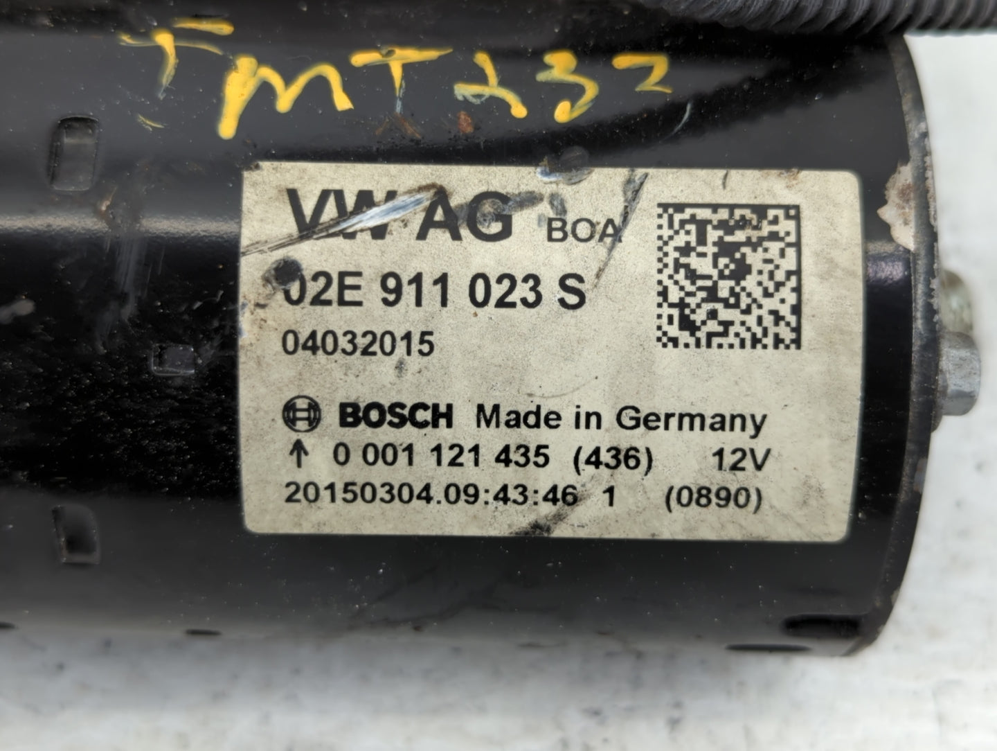 2015-2018 Audi A3 Car Starter Motor Solenoid OEM P/N:0 001 121 435 Fits Fits 2011 2012 2013 2014 2015 2016 2017 2018 2019 OE