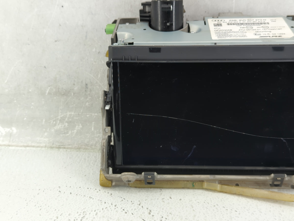 2015 Audi A3 Radio AM FM Cd Player Receiver Replacement P/N:8V0 857 273 M Fits Fits 2006 2007 OEM Used Auto Parts - Oemuseda