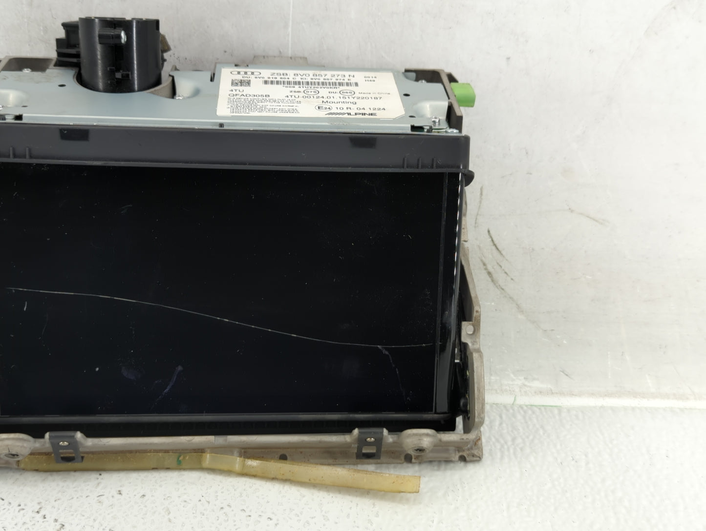 2015 Audi A3 Radio AM FM Cd Player Receiver Replacement P/N:8V0 857 273 M Fits OEM Used Auto Parts - Oemusedautoparts1.com