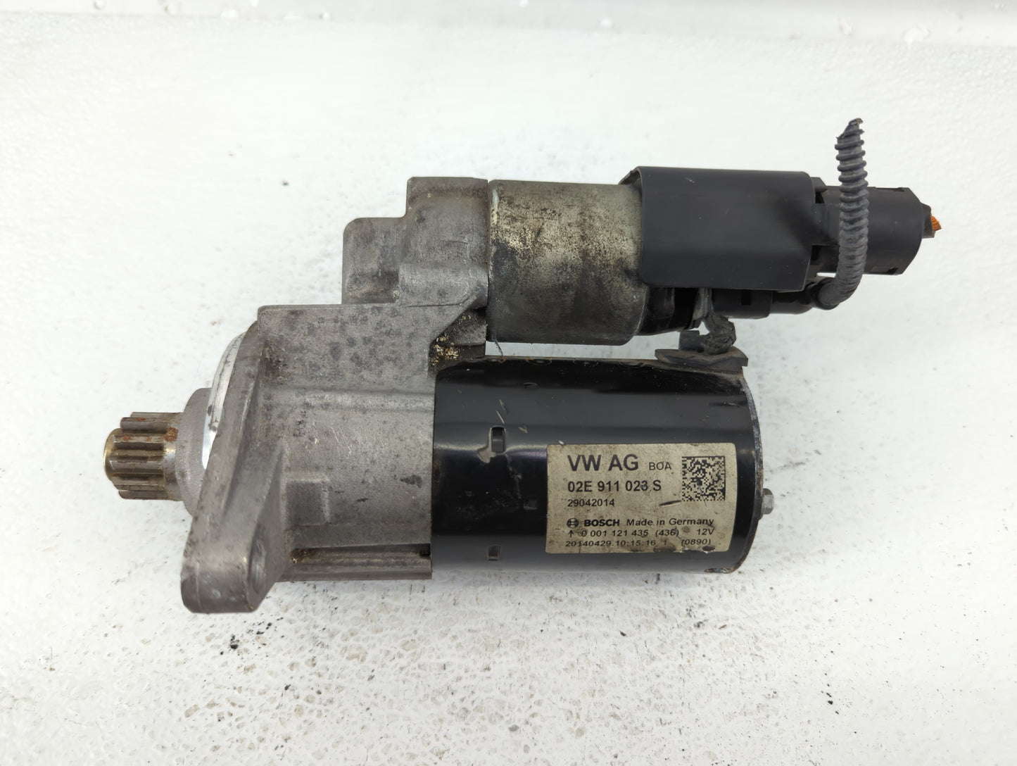 2015-2018 Audi A3 Car Starter Motor Solenoid OEM P/N:02E 911 023 S Fits Fits 2011 2012 2013 2014 2015 2016 2017 2018 2019 OE