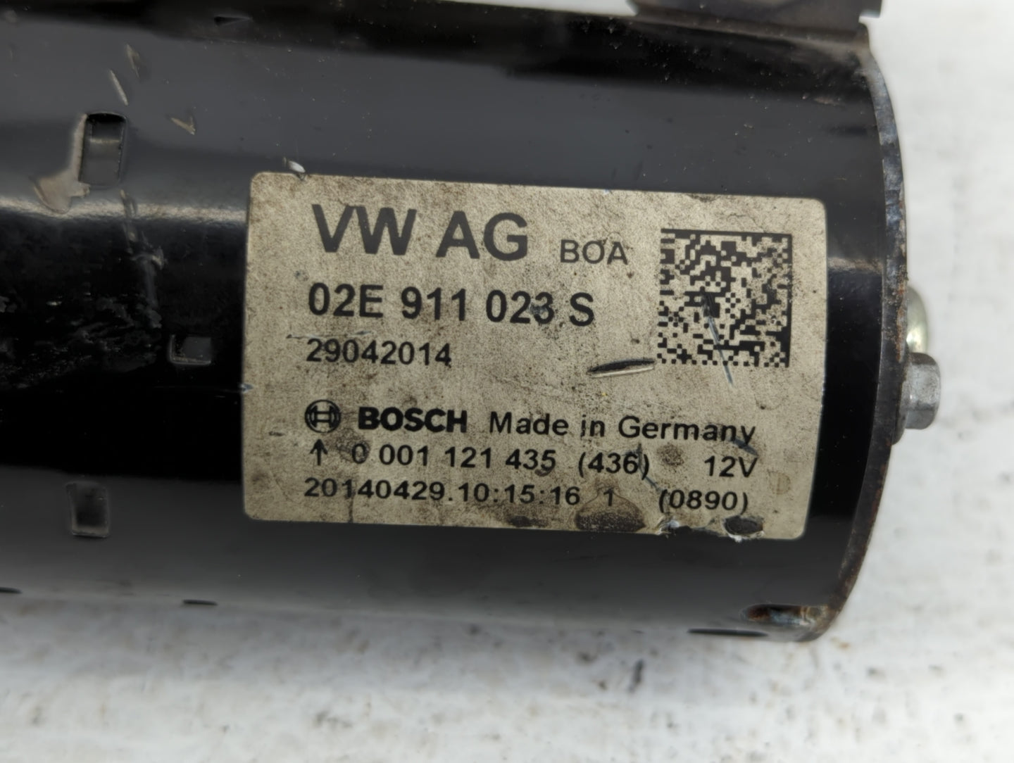 2015-2018 Audi A3 Car Starter Motor Solenoid OEM P/N:02E 911 023 S Fits Fits 2011 2012 2013 2014 2015 2016 2017 2018 2019 OE