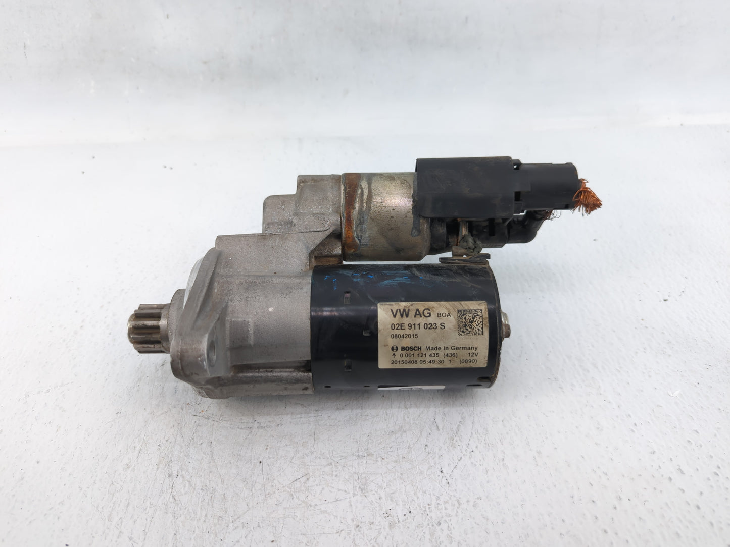 2015-2018 Audi A3 Car Starter Motor Solenoid OEM P/N:02E 911 023 S Fits Fits 2011 2012 2013 2014 2015 2016 2017 2018 2019 OE