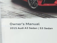 2015 Audi A3 Owners Manual Book Guide OEM Used Auto Parts - Oemusedautoparts1.com
