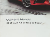 2015 Audi A3 Owners Manual Book Guide P/N:1555618V023 OEM Used Auto Parts - Oemusedautoparts1.com