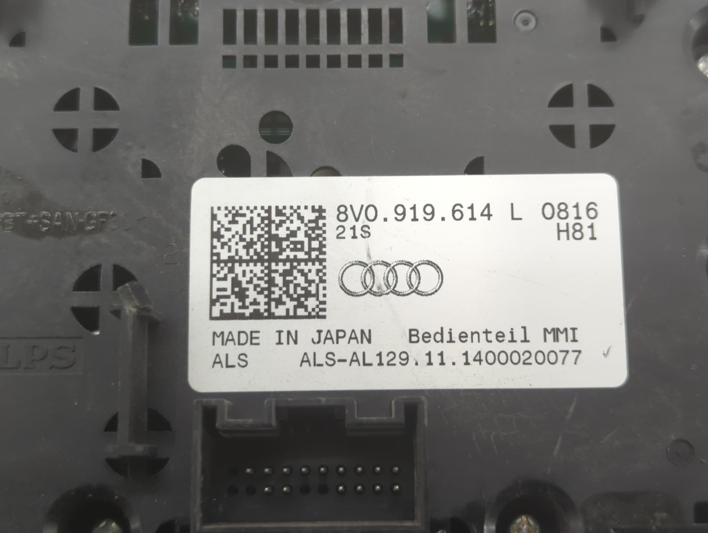 2015 Audi A3 Center Console Switch - Oemusedautoparts1.com