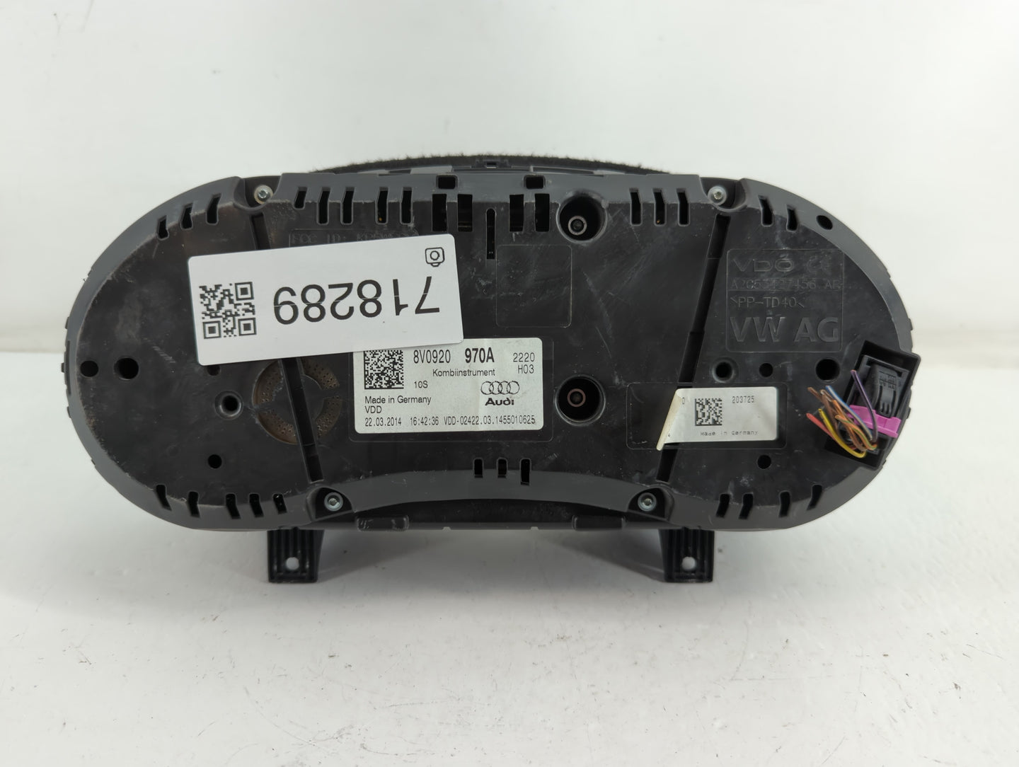2015-2018 Audi A3 Instrument Cluster Speedometer Gauges P/N:8V0920 970A Miles: Fits Fits 2015 2016 2017 2018 OEM Used Auto P