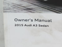2015 Audi A3 Owners Manual Book Guide P/N:1525618V023 OEM Used Auto Parts - Oemusedautoparts1.com