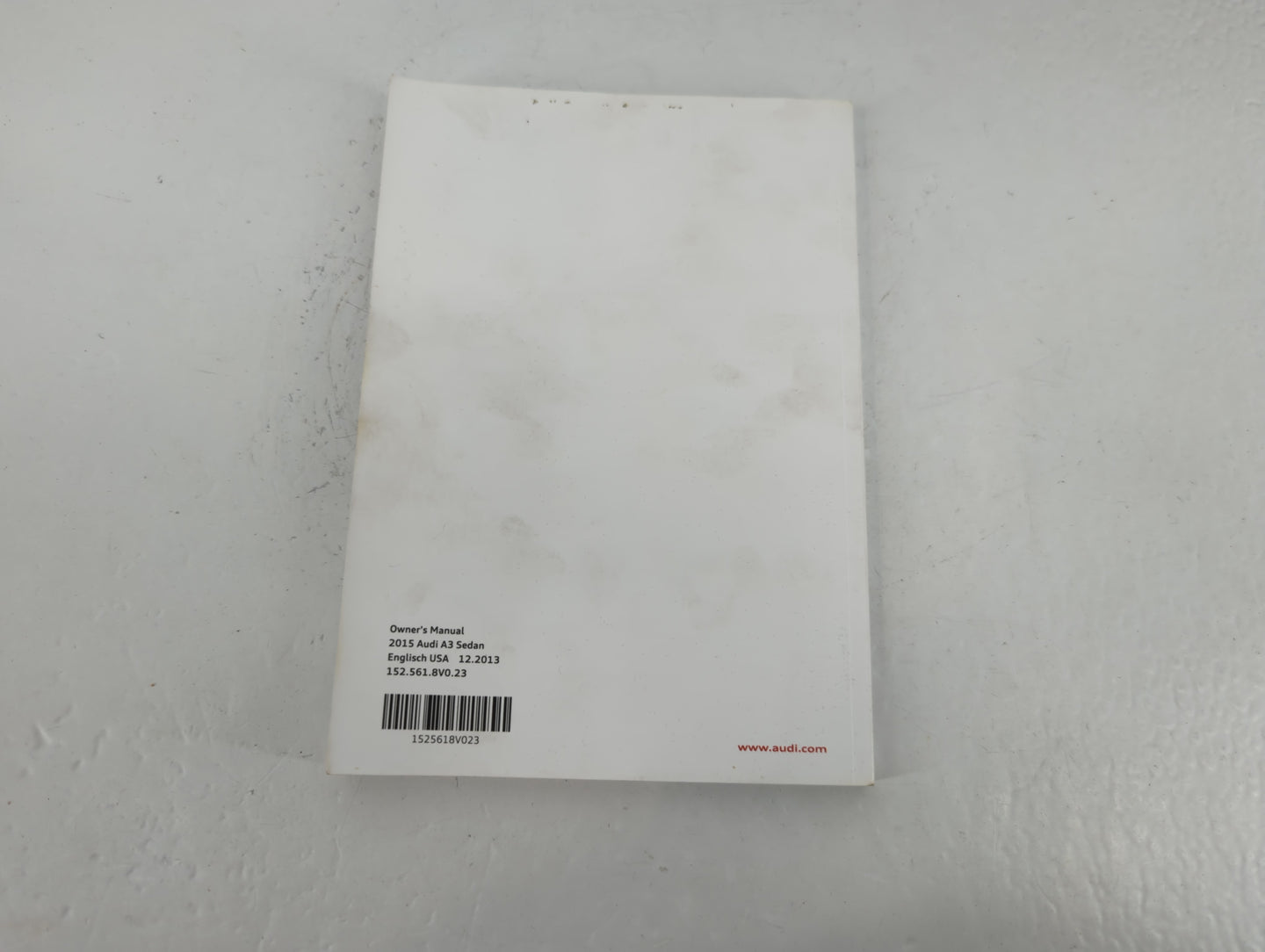 2015 Audi A3 Owners Manual Book Guide P/N:1525618V023 OEM Used Auto Parts - Oemusedautoparts1.com