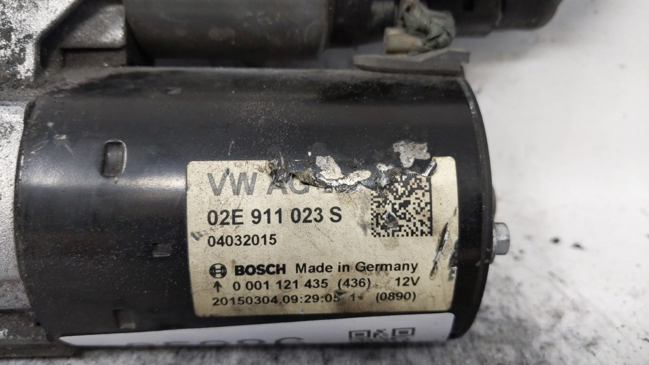 2015-2017 Audi A3 Car Starter Motor Solenoid OEM P/N:02E 911 023 S 02M 911 024 R Fits OEM Used Auto Parts - Oemusedautoparts