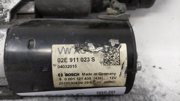 2015-2017 Audi A3 Car Starter Motor Solenoid OEM P/N:02E 911 023 S 02M 911 024 R Fits OEM Used Auto Parts