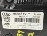 2015-2016 Audi A4 Instrument Cluster Speedometer Gauges P/N:8K0 920 931 Fits Fits 2015 2016 OEM Used Auto Parts - Oemusedaut