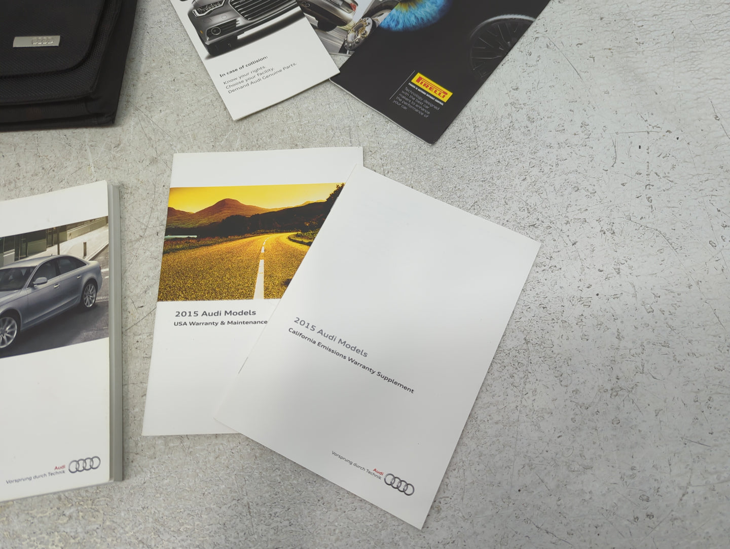 2015 Audi A4 Owners Manual Book Guide P/N:152.561.8K0.23 OEM Used Auto Parts - Oemusedautoparts1.com