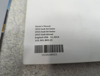 2015 Audi A4 Owners Manual Book Guide P/N:152.561.8K0.23 OEM Used Auto Parts - Oemusedautoparts1.com