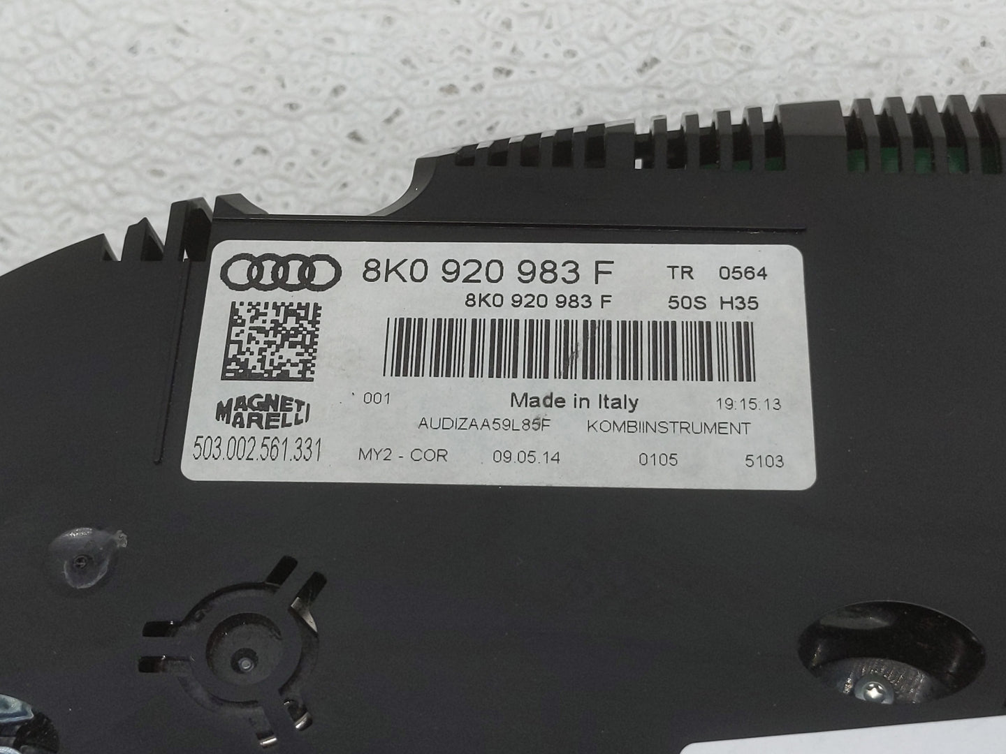 2015-2016 Audi A4 Instrument Cluster Speedometer Gauges P/N:8K0 920 983 F Fits Fits 2015 2016 OEM Used Auto Parts - Oemuseda