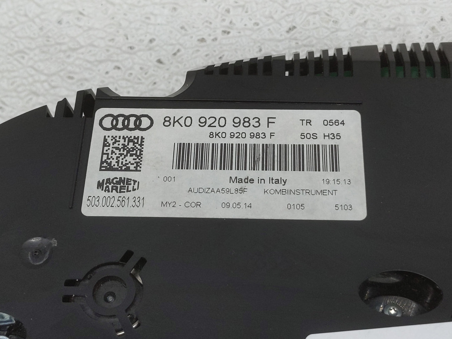 2015-2016 Audi A4 Instrument Cluster Speedometer Gauges P/N:8K0 920 983 F Fits Fits 2015 2016 OEM Used Auto Parts - Oemuseda