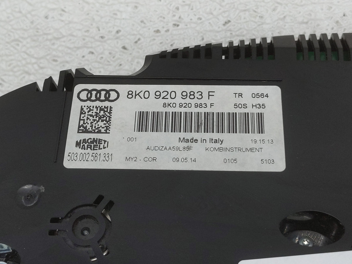 2015-2016 Audi A4 Instrument Cluster Speedometer Gauges P/N:8K0 920 983 F Miles: Fits Fits 2015 2016 OEM Used Auto Parts - O