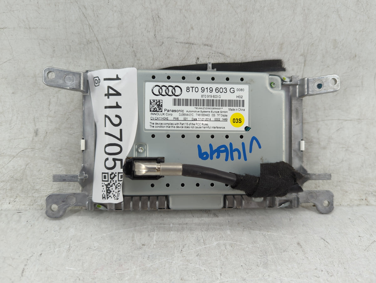 2009-2016 Audi A4 Information Radio Display Screen 1412705 - Oemusedautoparts1.com